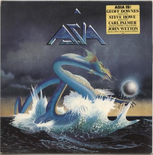 Asia Asia - Band Member Sticker Dutch vinyl LP album (LP record